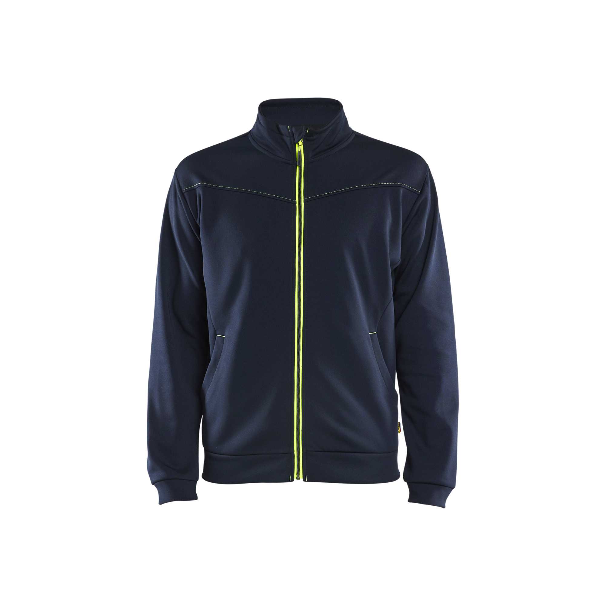 BLAKLADER 33622526 Sweatshirt With Full Zip Work Sweatshirt MEN - Pique Fleece